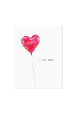 E. Frances Paper Red Balloon Valentine's Day Card