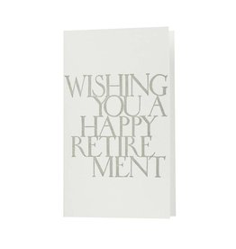 Oblation Papers & Press Happy Retirement Stonecarved Greeting