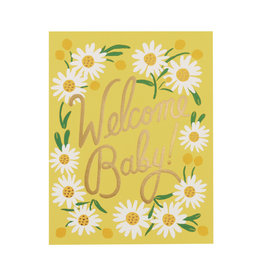 Rifle Paper Daisy Baby Card