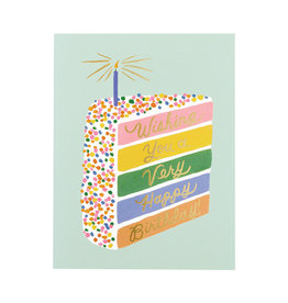 Rifle Paper co. Cake Slice Birthday Card