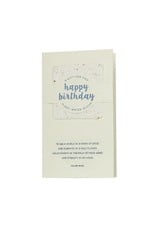 Oblation Papers & Press Happy Birthday Wildflower Mix Letterpress Card