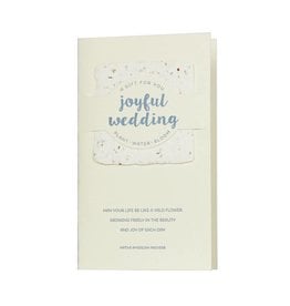 Oblation Papers & Press Joyful Wedding Wildflower Mix Letterpress Card