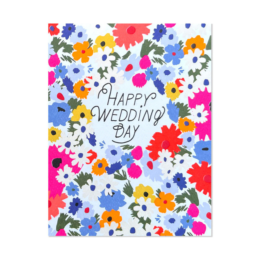 Hartland Cards Happy Wedding Day Martha's Garden Card