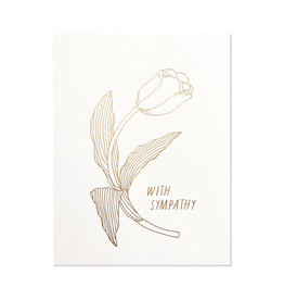 Hartland Cards Sympathy Tulip Card