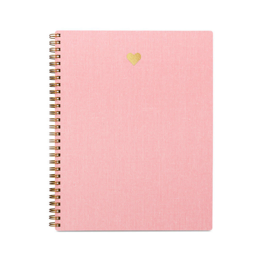 Appointed Heart Notebook in Blossom Pink