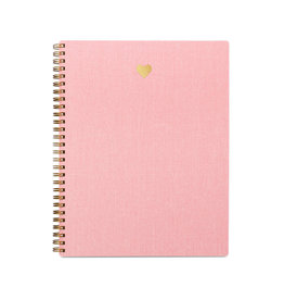 Appointed Heart Notebook in Blossom Pink