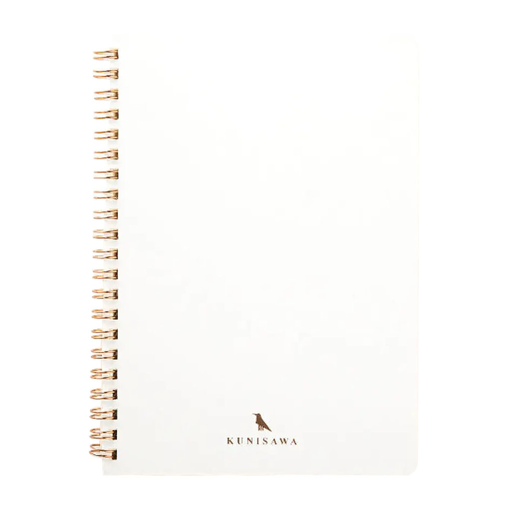 Kunisawa Find Ring Notebook White A5