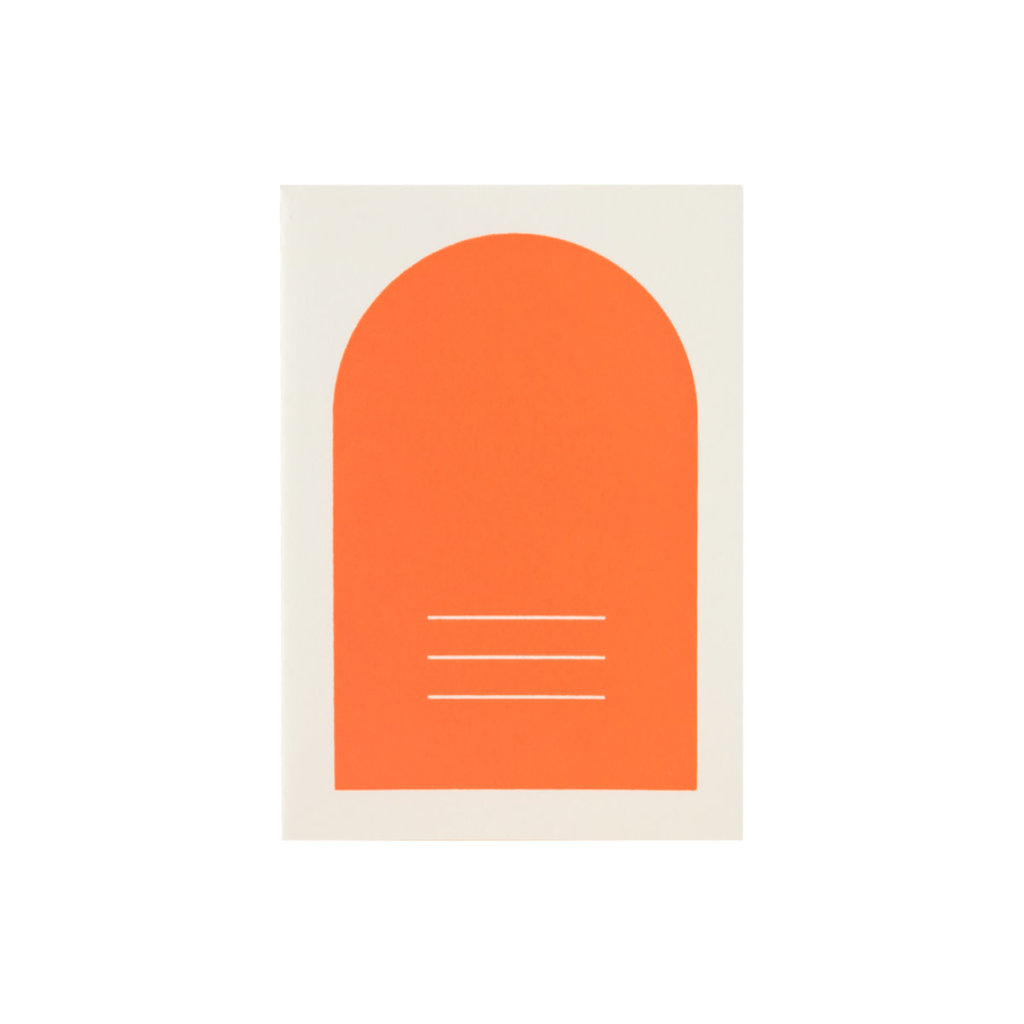 Hanaduri Hanji Book Passport Neon Orange Set of 3