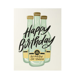 Dahlia Press Sparkles Birthday Letterpress Card
