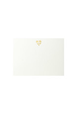 Dahlia Press Floral Fancy Letterpress Flat Notes Set