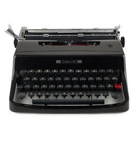 Olivetti Olivetti Lettera 32 metallic black Typewriter