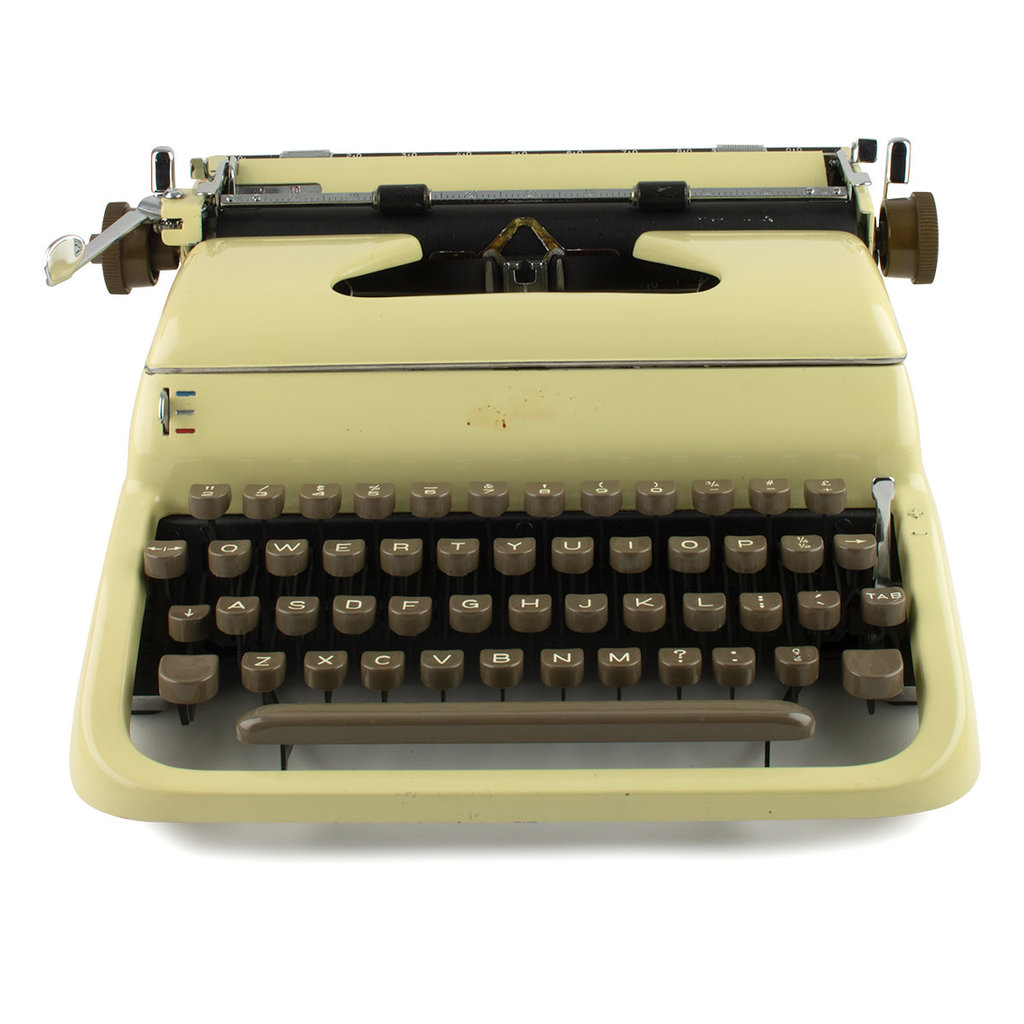 Everest Yellow Typewriter