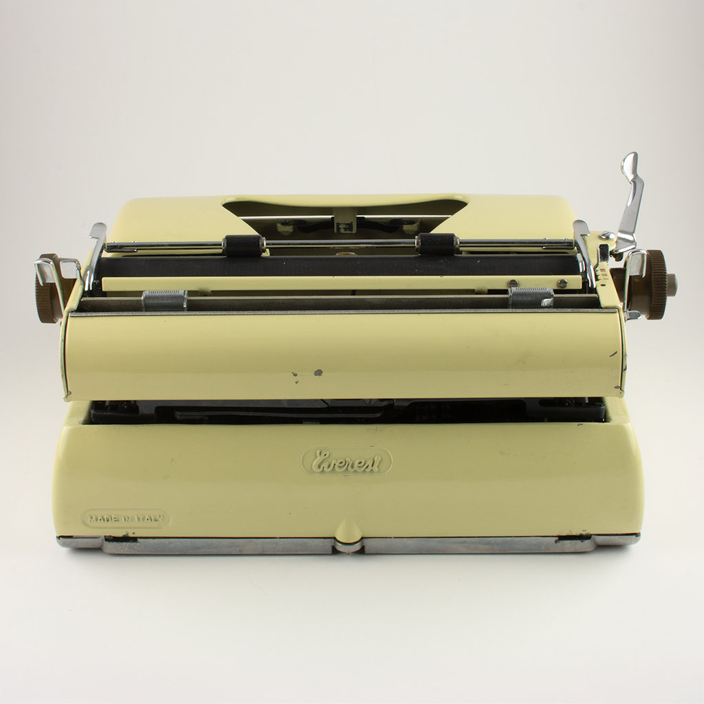 Everest Yellow Typewriter