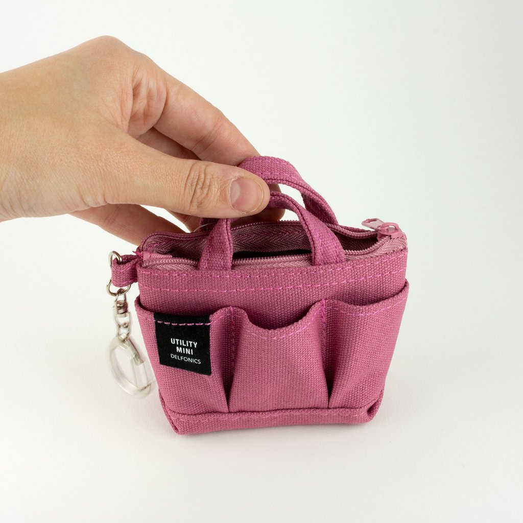 Delfonics Delfonics Key Chain Mini Tote - Pink