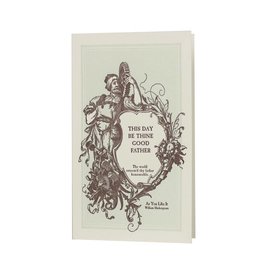 Oblation Papers & Press Good Father English Literature Letterpress Card