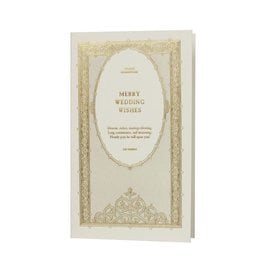 Oblation Papers & Press Wedding Wishes English Literature Letterpress Card