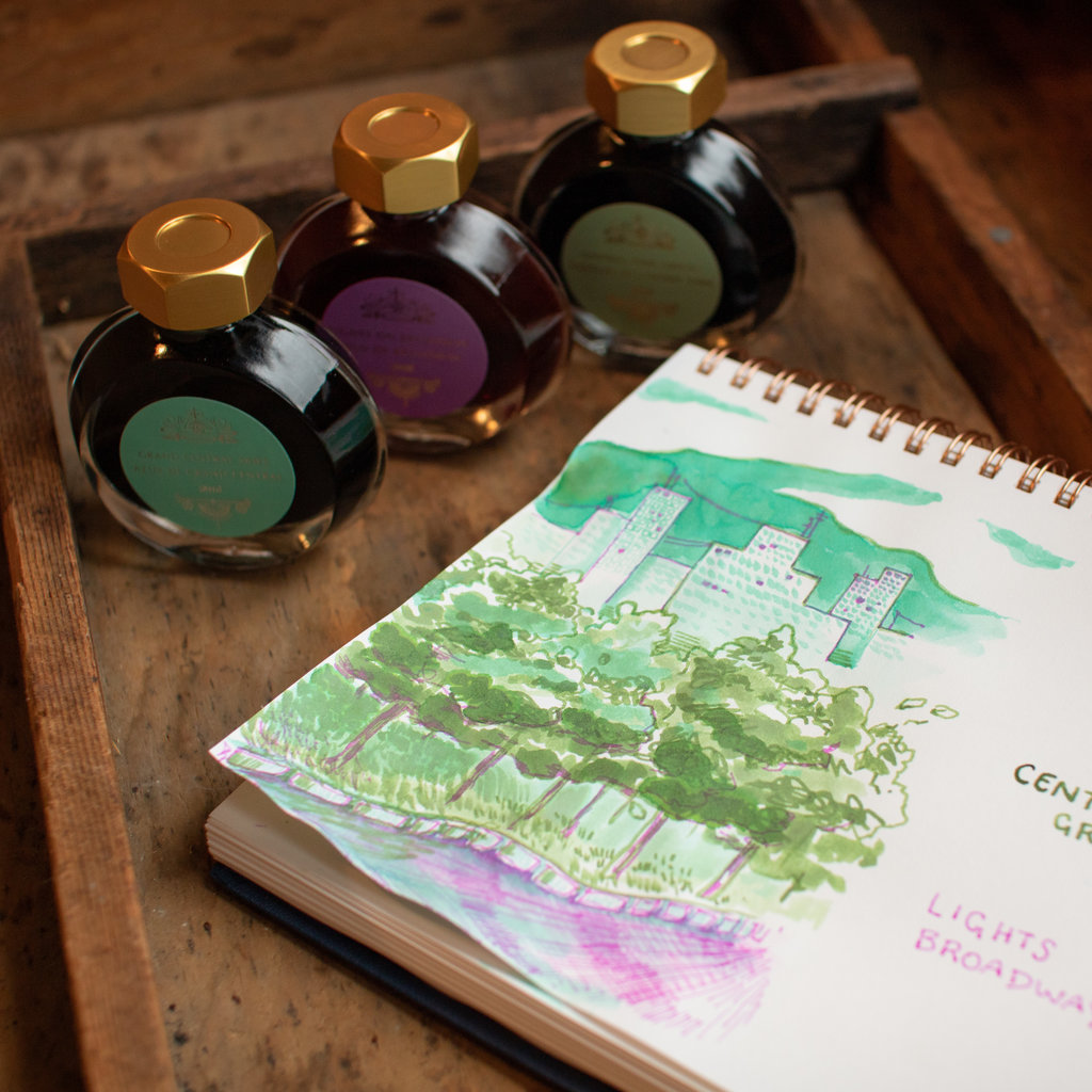 38ml Central Park Greens Ink — Ferris Wheel Press Retail EU