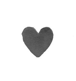 Oblation Papers & Press Petite Charcoal Handmade Paper Heart