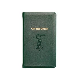 Graphic Image On The Green Golf Record Notebook