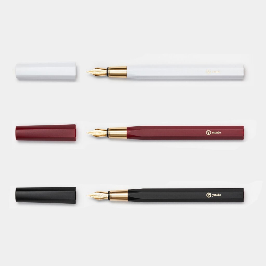 Ystudio ystudio Resin White Fountain Pen