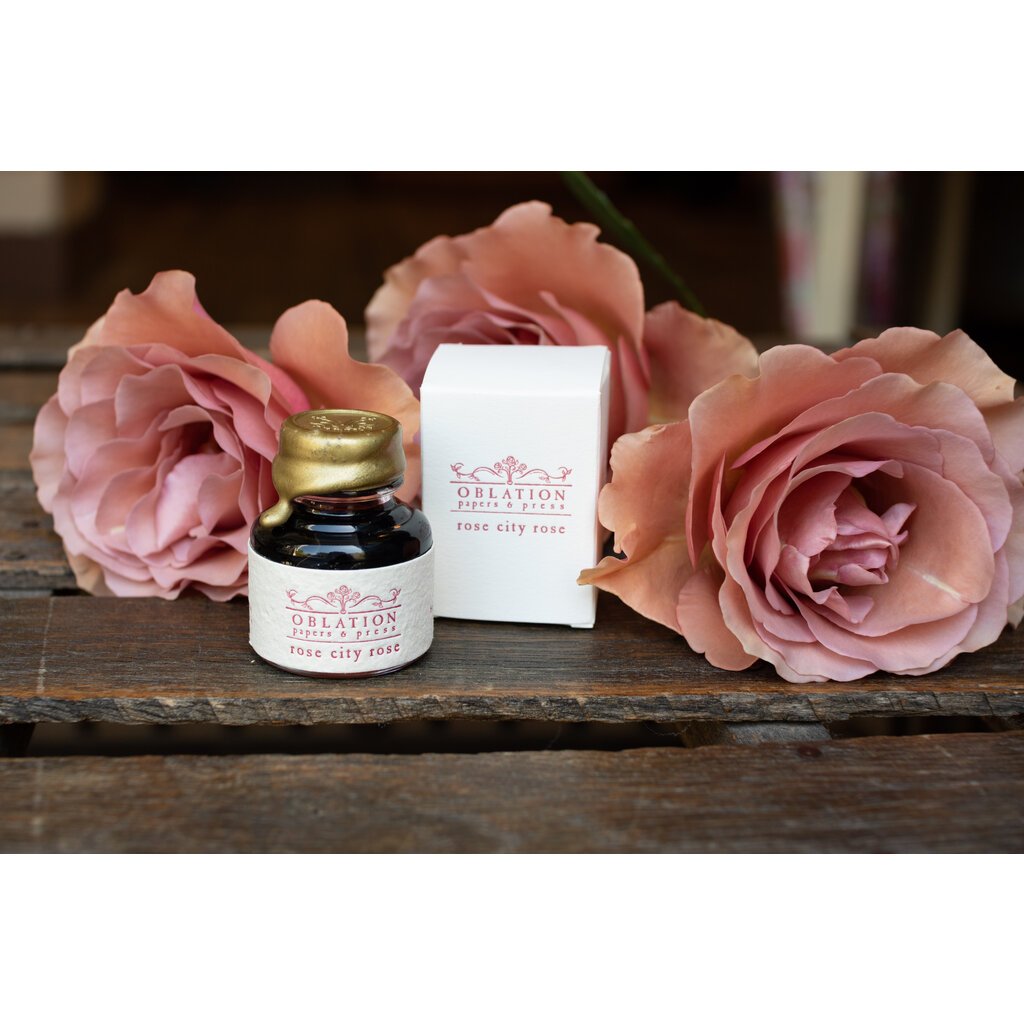 Oblation Papers & Press Rose City Rose Fountain Pen Bottled Ink 30ml