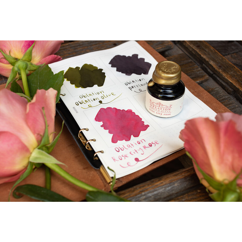 Oblation Papers & Press Rose City Rose Fountain Pen Bottled Ink 30ml