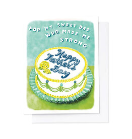 Yellow Owl Workshop Sweet Dad Father's Day Risograph Card