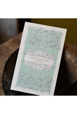 Oblation Papers & Press Happy Anniversary English Literature Letterpress Card