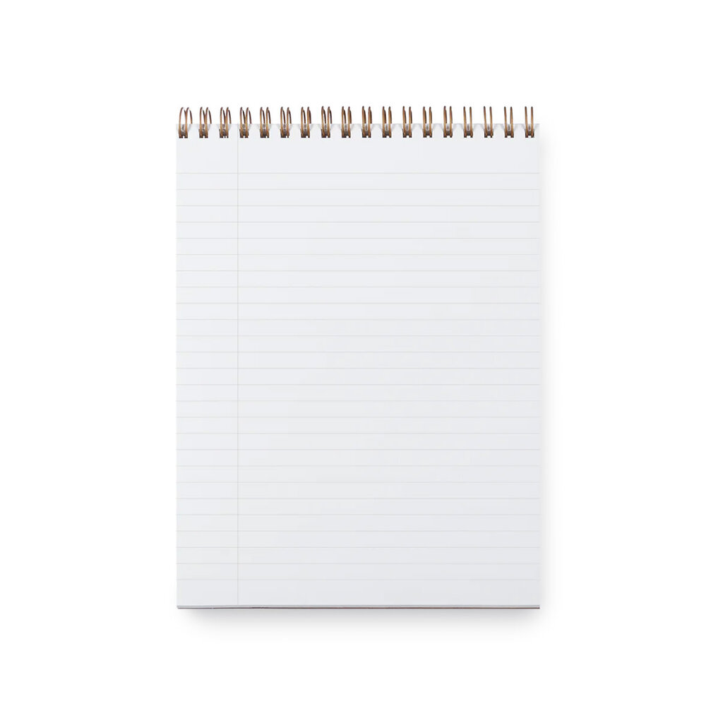 Appointed Tasks Spiral Bound Lined Notepad