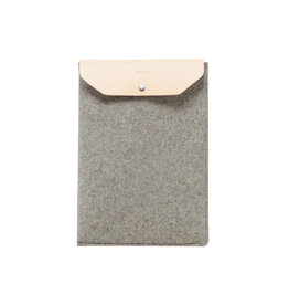 graf lantz Classic Merino Wool 13" Laptop Sleeve - Granite
