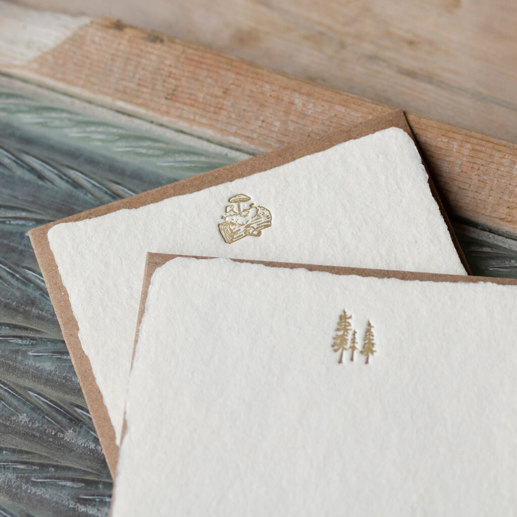 Deckled Edge Quote Cards and Envelopes, Letterpress, Handmade, Made in USA  – The Kinship Collection