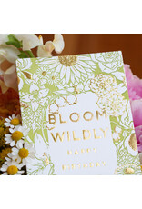 Oblation Papers & Press Birthday Flowers Notes in Bloom Letterpress Card