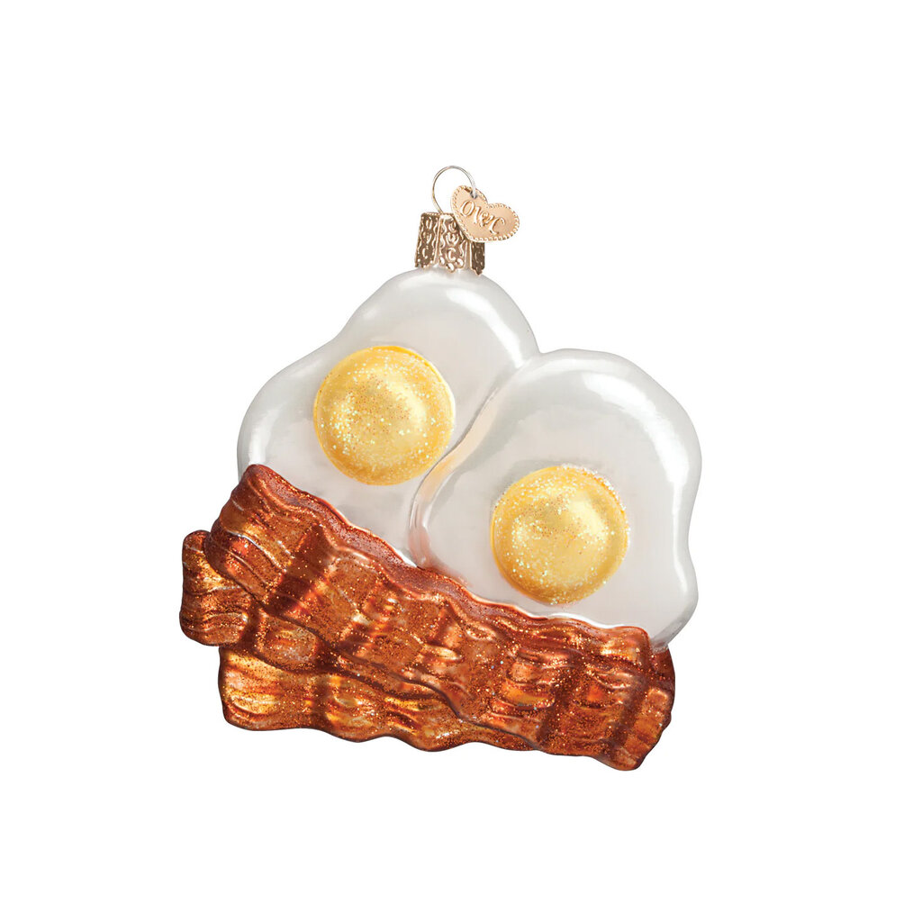 Old World Christmas Bacon and Eggs Ornament