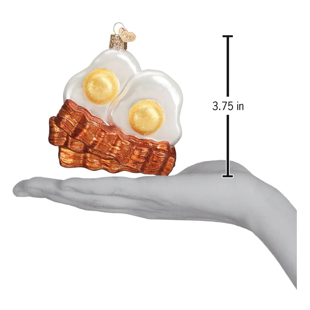 Old World Christmas Bacon and Eggs Ornament