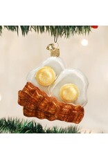 Old World Christmas Bacon and Eggs Ornament