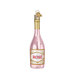 Old World Christmas Rosé Wine Ornament