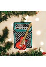 Old World Christmas Guitar and Amp Ornament