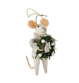 Indaba Advent Albert Mouse Ornament