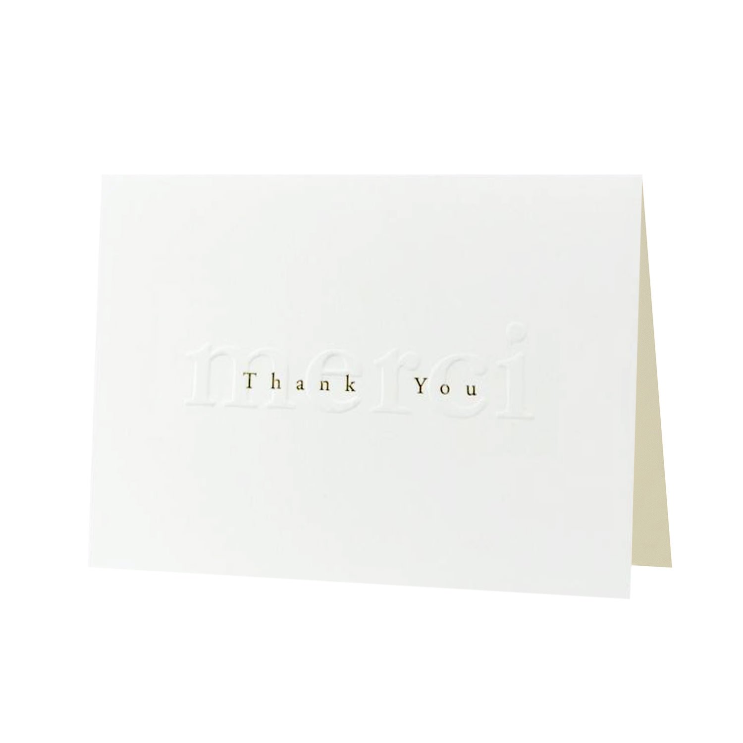 Fashionably Late Thank You // Letterpress Thank You Card
