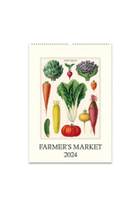 cavallini 2024 Farmer's Market Wall Calendar