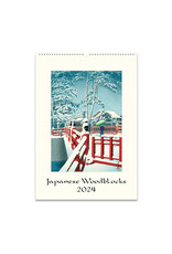 cavallini 2024 Japanese Woodblock Wall Calendar