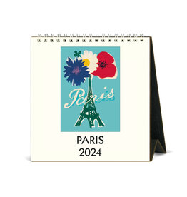 cavallini 2024 Paris Desk Calendar