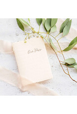 Oblation Papers & Press Our Vows Calligraphy Handmade Paper Letterpress Book