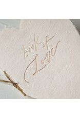 Oblation Papers & Press Book of Love Handmade Paper Heart Letterpress Book