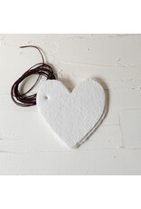 Oblation Papers & Press White Petite Handmade Paper Heart Tags