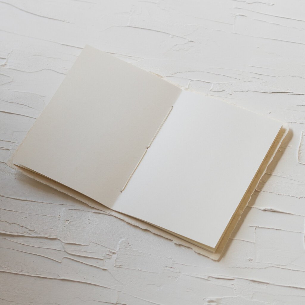 Cream Handmade Paper Sheet - oblation papers & press