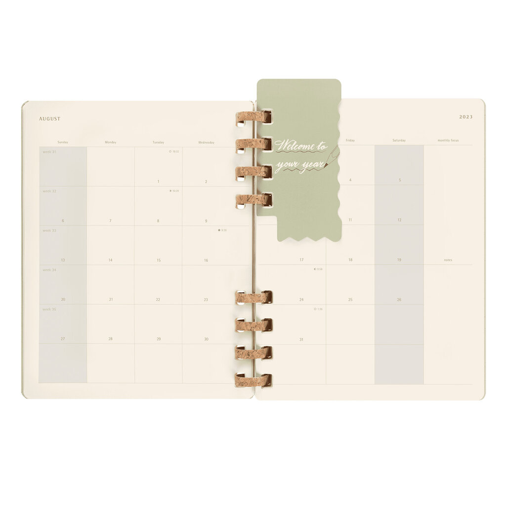 Moleskine Kiwi Weekly and Monthly Student Life Planner 2023-24