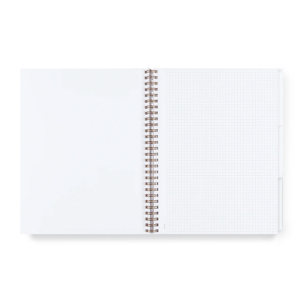 Appointed 3 Subject Notebook Oxford Blue Grid