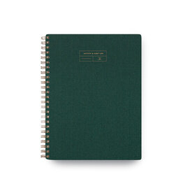 Appointed Activity & Habit Log Notebook - Hunter Green