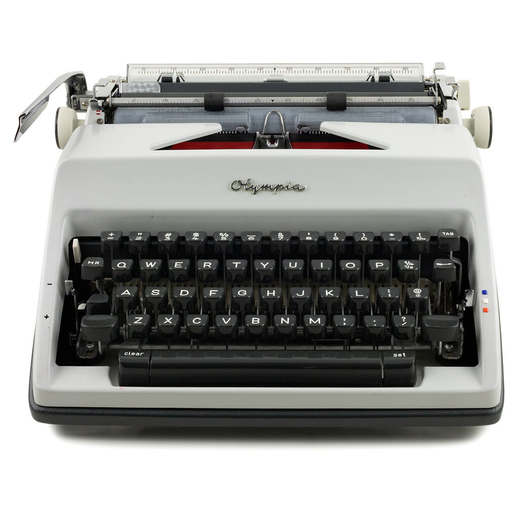 Olympia Grey Olympia SM-7 Typewriter